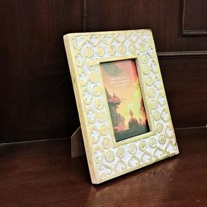 Wooden Hand Carved Photo <b>Frame</b> for <b>Wall</b> Hanging and Table Top Display, Mango Wood Picture <b>Frame</b> - Product Image 4