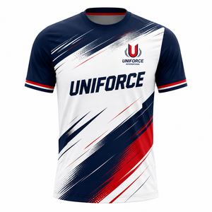 ชุดเสื้อฟุตบอลแบบซับลิเมชั่นสั่งทำพิเศษ ปี 2026 สำหรับผู้ชาย แขนสั้น ระบายเหงื่อได้ดี ผลิตจากโพลีเอสเตอร์ 100% ทรงปกติ คอวี เหมาะสำหรับฤดูร้อน - Product Image 5