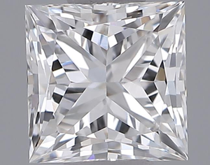 Diamant de laboratoire de 0,53 carat, taille princesse, VVS2, excellente taille, idéal pour la joaillerie - Product Image 1
