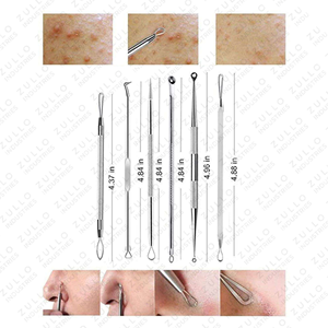 ชุดเครื่องมือดูแลผิวหน้าระดับพรีเมียม 15 ชิ้น ทำจากสแตนเลสสตีล สำหรับกำจัดสิวเสี้ยนและสิวอักเสบ ชุดอุปกรณ์ดูแลผิวหน้าระดับมืออาชีพ - Product Image 6