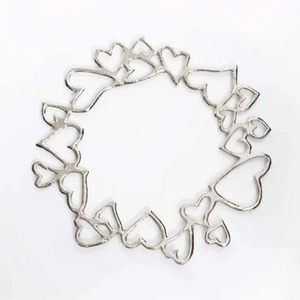 Round <b>Ceramic</b> Charger <b>Plate</b> Classic Design Silver Border Pattern Dishes & <b>Plates</b> - Product Image 3
