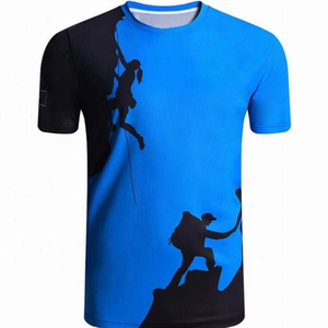 Camiseta de Manga Corta para Hombre, Azul y Negro, de Secado Rápido, Corte Regular, Cuello Redondo, Informal, 100% Algodón, Antiarrugas - Product Image 6