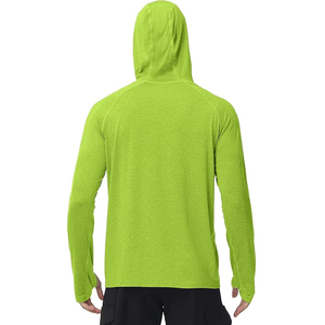 Hoodie de pêche respirant pour hommes avec logo personnalisé, nouvelle conception, manches longues, couleur unie, vente en gros - Product Image 2