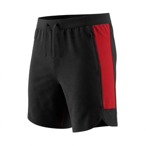 Shorts Bermuda Homme Noir et Rouge en Velours Côtelé Respirant avec Cordon de Serrage, Poches et Taille Élastique – Style Décontracté et Sportif - Product Image 3