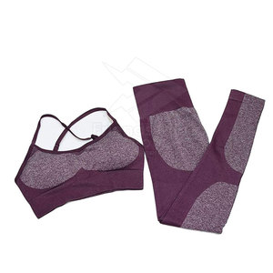 ชุดโยคะผู้หญิงแบบสั่งทำพิเศษ น้ำหนักเบา ทนทาน เป็นมิตรกับสิ่งแวดล้อม ชุดออกกำลังกาย 2 ชิ้น - Product Image 6