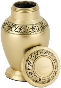 Urnas funerarias de latón hechas a mano para cenizas de mascotas, urnas para enterrar cenizas de perros y gatos - Product Image 5