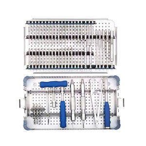 Juego de Instrumentos Quirúrgicos para Extracción de Tornillos Fracturados, Kit Universal de Extracción de Tornillos para Trauma de Columna Vertebral, Herramientas de Acero Inoxidable - Product Image 1