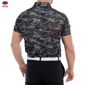 Chemises polo personnalisées Ryan Pro Gear pour hommes, style pull, avec logo personnalisé sur le panneau. - Product Image 2