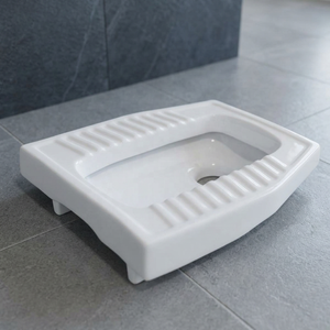Vistaar Blue Double Color <b>Ceramic</b> Eastern Squatting <b>Pan</b> Standard Size Bathroom WC Sanitary Ware Export - Product Image 5