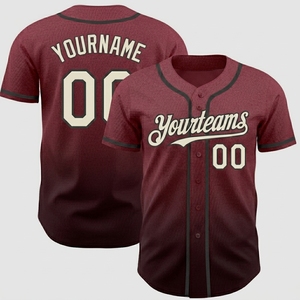 Camisetas de Béisbol Personalizadas de Fábrica, Duraderas, de Poliéster, Transpirables, de Secado Rápido, Uniformes Deportivos Unisex para Softbol - Product Image 2