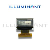 SAMPLE GRATIS PMOLED 0.83 Inch COG FPC Welding SSD1306 96x39 23.8x16.2x1.2 8-bit 68XX/80XX Paralel 4-kawat SPI I2C Illuminant