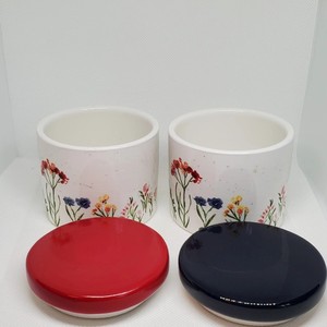 Ensemble de 5 pots de conservation en céramique avec couvercles en bambou, hermétiques, adaptés aux aliments, durables, organiseur de cuisine, rangement moderne - Product Image 4