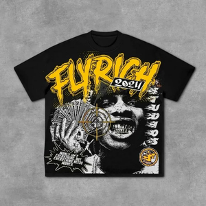 บริการ OEM เสื้อยืดคอตตอนผู้ชาย ผ้าหนา พิมพ์ลายสกรีน คอกลม แฟชั่นฤดูร้อน แขนสั้น เป็นมิตรกับสิ่งแวดล้อม ระบายอากาศได้ดี - Product Image 2