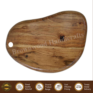 Made in India Excellent Quality Restaurant Hotel <b>Kitchen</b> Use Acacia Wood Chopping Cutting Board at Wholesale Market Price - Product Image 5