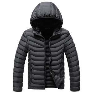 Chaqueta Acolchada Personalizada para Hombre, Chaqueta de Plumón con Relleno de Burbujas, Material de Poliéster y Nailon de Alta Calidad, Sostenible para Invierno - Product Image 1