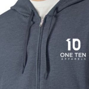 Sudadera con capucha de forro polar de peso medio para adulto, con cremallera completa, color gris jaspeado oscuro, suave, cálida, informal, cómoda, personalizada, al por mayor - Product Image 6