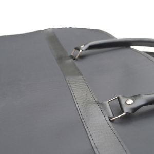 Bolsa de Ropa Plegable de Lona de Algodón de Alta Calidad, Porta Trajes de Viaje, Resistente al Agua, con Correa, Venta OEM LCGB-0021 - Product Image 4