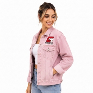 Private Label Manufacturer Premium Women <b>Denim</b> <b>Jacket</b> High Quality Cotton <b>Denim</b> Outerwear with <b>Custom</b> Logo OEM Service OEM Size - Product Image 4