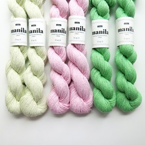 Fil à crocheter Manila Abaca Coton, fil à tricoter à la main, pelote de 50g, fil de coton en gros, fil de coton pour le tricot - Product Image 1