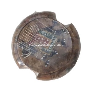 Posavasos de esteatita hechos a mano de diseño moderno, esteras de protección de Mesa de Piedra Natural, comedor, cocina, decoración del hogar y del Hotel - Product Image 4