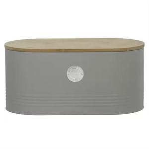 กล่องขนมปังโลหะวินเทจขนาดใหญ่สำหรับเก็บขนมปังและตกแต่งห้องครัว - Product Image 2
