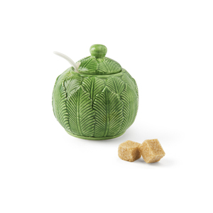 Excelsa Foliage Ceramic <b>Sugar</b> <b>Bowl</b> 20 Cl Green - Product Image 2