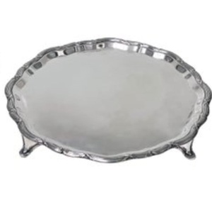 Bandeja Decorativa para Servir Pasteles, Pizzas y Comidas, Diseño Moderno, Bandeja Metálica de Lujo para Cocina y Catering - Product Image 5