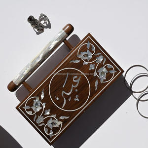 กระเป๋าคลัทช์ไม้สไตล์วินเทจสุดหรูสำหรับผู้หญิงสำหรับงานราตรีหรูหราสไตล์วินเทจ - Product Image 6