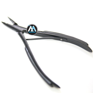 Pinzas Profesionales para Extensiones de Cabello, Pinzas de Anillo Micro de 2 mm, Herramienta de Precisión Negra para Extensiones de Cabello de Salón - Product Image 4