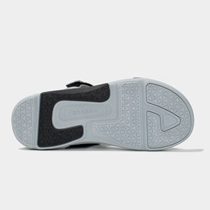 Sandalias F7 Racing Grises con Detalles Negros y Suela de 5cm, Estilo Punta Abierta para Mejorar la Postura, Hechas en Vietnam, Ideales para el Trabajo y Escapadas de Fin de Semana - Product Image 3