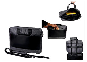 Sac à bandoulière pour ordinateur portable, sacoche, sac à dos 3 en 1, sac de voyage d'affaires avec housse en PP pour les cadeaux promotionnels lors des salons professionnels - Product Image 4