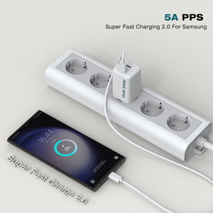 Nuevo Cargador GaN de 65W, PD3.0, PPS, USB C, Carga Rápida, Enchufe Universal para iPhone, Samsung, Laptop, Cargador de Pared - Product Image 3