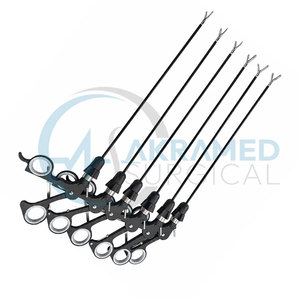 High Quality 6 Pcs <b>Laparoscopic</b> Grasper Set 5mm x 330mm Reusable Stainless Steel Laparoscopy Surgery <b>Instruments</b> - Product Image 3