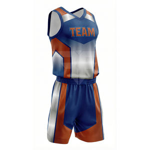 Uniforme de Baloncesto Personalizable al por Mayor con MOQ Bajo, Uniforme de Baloncesto Duradero de Secado Rápido, Jersey de Baloncesto de Poliéster - Product Image 1