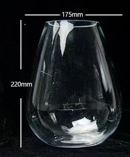 6.88"L x 3.66"W x 8.66"H only jar