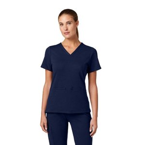 2026 New <b>Women</b> Scrub <b>Undershirt</b> Stretch Fit Nursing Medical Inner Layer Breathable Antimicrobial Uniform - Product Image 1