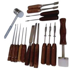 Ensemble d'instruments chirurgicaux orthopédiques de qualité supérieure, 17 pièces, kit vétérinaire en acier inoxydable de haute qualité pour os de cheval - Product Image 4