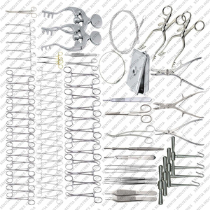 Comprehensive Basic Craniotomy & Laminectomy Surgical Orthopedic Spinal <b>Instrument</b> Set 78 Piece Professional <b>Neurosurgery</b> Kit - Product Image 2
