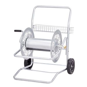 Enrouleur de tuyau d'arrosage de jardin 3/4 pouce x 200 pieds, construction en fer, durable et portable - Product Image 2