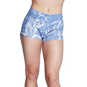 Shorts Deportivos Transpirables de Cintura Media para Mujer, de Secado Rápido, Ajustados, Sexys, de Spandex/Poliéster - Product Image 3