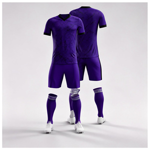 Ensemble de maillots de football personnalisés OEM |   Tailles pour hommes, femmes et jeunes |   Vêtements de sport légers à séchage rapide en gros - Product Image 2