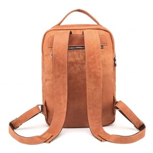 Large Capacity <b>Waterproof</b> Leather <b>Backpack</b> Vintage Anti-Theft Laptop Bag for Business Trip Rucksack LBP-0441 - Product Image 6