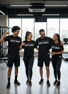 เสื้อยืดออกกำลังกายราคาส่ง รับปักลาย สกรีนโลโก้ สินค้าขายดี คุณภาพเยี่ยม เสื้อยืด unisex - Product Image 5