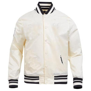 Chaqueta Bomber Deportiva Personalizada de Satén con Logotipo Frontal, Impermeable, para Invierno, para Hombre y Mujer, Estilo Béisbol - Product Image 6