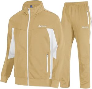 Conjuntos deportivos para hombre, conjuntos de sudadera para hombre, conjuntos deportivos de 2 piezas, conjuntos casuales deportivos para correr, conjuntos de calentamiento con cremallera completa - Product Image 1