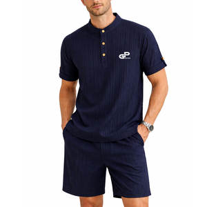 Ensemble de shorts pour hommes à porter au quotidien, confortable, respirant, coupe flexible, idéal pour la salle de sport, la course à pied, l'entraînement et les activités estivales - Product Image 1
