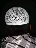 Oferta Especial: Nuevas Gorras de Oración Islámicas Kufi Tupi para Hombre, de Color Sólido, Tejidas en Malla, 100% Algodón, para las Cuatro Estaciones, de Bangladesh, para Uso Diario