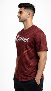 Camiseta de béisbol sublimada de alta calidad para hombre con tela transpirable, acabado suave y apariencia de equipo profesional. - Product Image 3