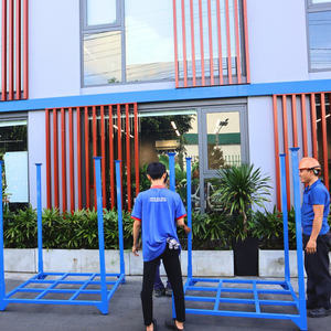 Foldable Steel Pallet with <b>Collapsible</b> Structure Reinforced Steel Frame and Stackable Design Ideal for Warehouse <b>Storage</b> - Product Image 4