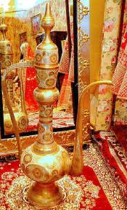 Laiton décoratif laiton Aftaba émaillé - Product Image 2